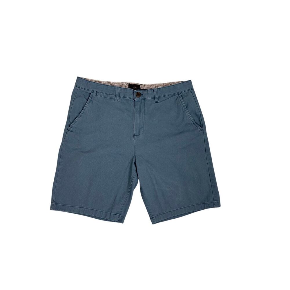 Jach's New York Bleeker Blue Flat Front Chino Shorts Size Men's 34
